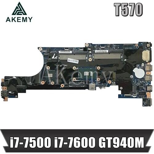 ForLenovo ThinkPad T570 i7-7500 i7-7600 Laptop Independent Graphics Card Motherboard FRU 02HL454 01ER128 01ER130 01ER404 01ER403