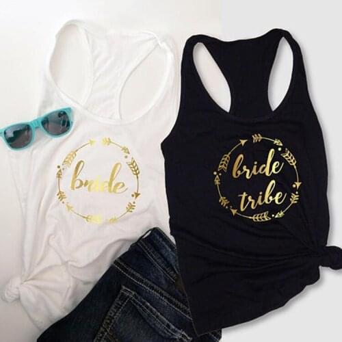 Bride Shirt tanks Wedding Shirt Bridesmaid Gift Bridesmaid bachelorette party gifts graphic aesthetic vest undershirt singlet