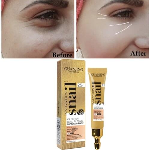Snail Eye Cream Peptide Collagen Serum Snail Essence Anti-Wrinkle Remover Dark Circles Korea Cosmetics Patch For Eye