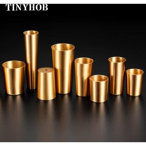 Brass Sofa Feet Cover Cabinet Leg Covers Chair Cups Tube Protector Table Feet Cover Furniture Feet 26mm - 36mm Upper Diameter