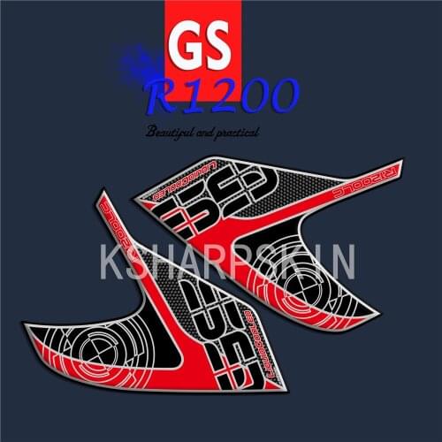Motorcycle 3D Edge Gel Fuel Tank Pad Fishbone Sticker Fuel Side Protective Moto Sticker for R1200GS r1200gs 2013-2016