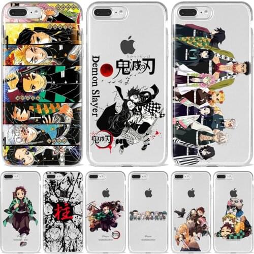 Kamado Nezuko Kimetsu no Yaiba Demon Slayer TPU Soft Phone Case For iphone 6 7/8 7Plus/8Plus X XS XR 11 12 Mini pro Max Fundas