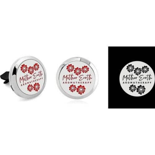 Stainelss Steel+alloy 30mm Magnetic Car Essential Oil Diffuser, Customization