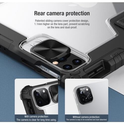 NILLKIN Bumper Case For Apple iPad 10.2 Pro 12.9 11 2020 10.5 Pro 11 Air 2019 Mini 2019 4 9.7 2018 Flip Leather Case Back Cover