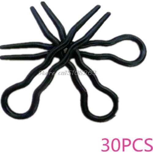 New Black Hot Sale 30Pcs U-shaped Hair Pins Clip Hair Grips Tool #Y207E# Hot Sale