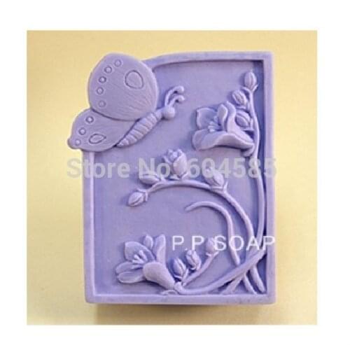 New Butterfly mould S260 Craft Art Silicone Soap mold Craft Molds Handmade soap molds