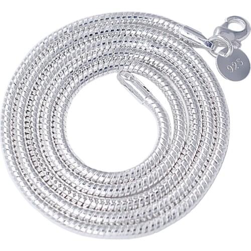 Popular Snake Chain Necklace Wholesale 2mm Size Jewelry Accessories Necklaces