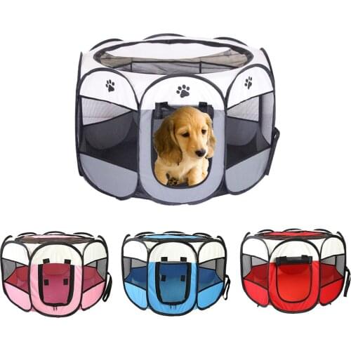 Portable perros House Large Small Dogs Outdoor Dog Cage для собак Houses For Foldable Indoor Playpen Puppy Cats Pet Dog Bed Tent