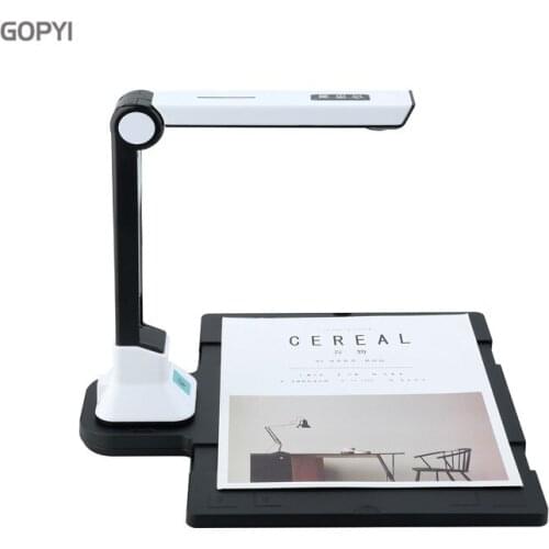 GOPYI BK50 Portable 10 Mega-pixel High Definition Book Scanner Capture Size A4 Document Camera for File Recognition Scanner