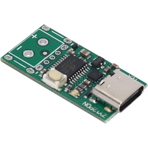 Retail USB-C PD2.0/3.0 to DC Converter Power Supply Module Decoy Fast Charge Trigger Poll Polling Detector Tester(ZY12PDN)