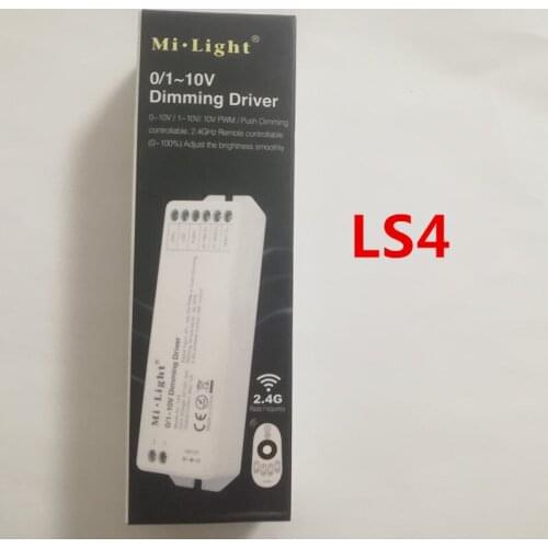 Fast shipping 30pcs Milight L4 4-Channel 0~10V Led Panel Dimmer Controller Brightness Adjust For Single Color Led Strip Light