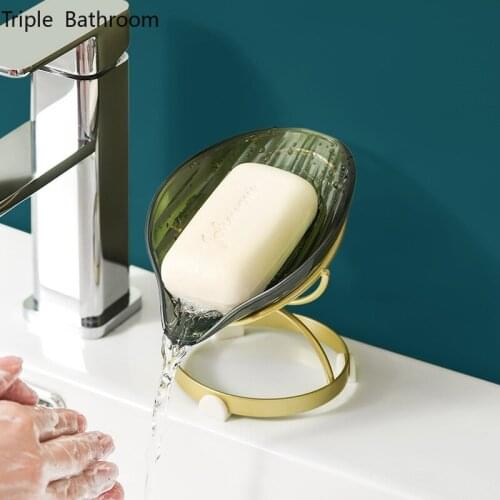 Triple Bathroom Plastic Soap Dishes For Bathroom