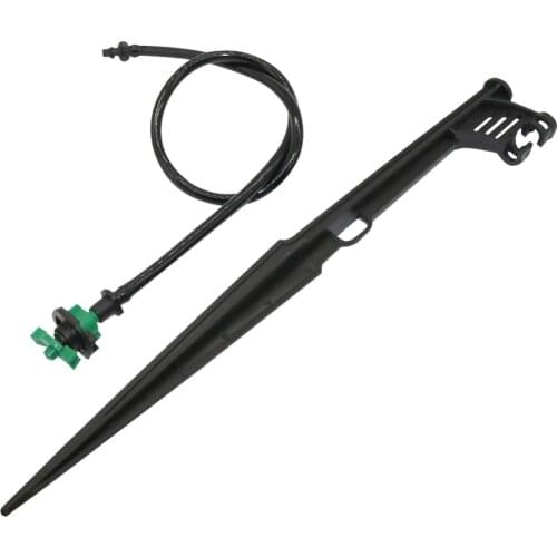 Vertical Mist nozzle 360 Degree Rotary Sprinkler kit with support rod Agriculture tools Plant watering sprinkler kit 2 Sets