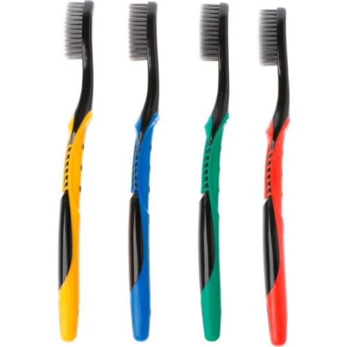 1 PC Bamboo Charcoal Toothbrush Oral Hygiene Ultra Soft Toothbrush Natural Teeth Cleaning Teeth Care Brush