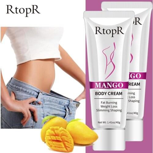 Mango Slimming Body Cream Slimming Shaping Create Beautiful Curve Firming Effective Cellulite Body Anti Winkles Skin Care 2 pcs