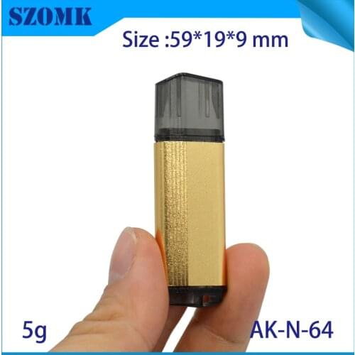 4 pcs/lot SZOMK new material plastic enclosure with transparent lid for usb