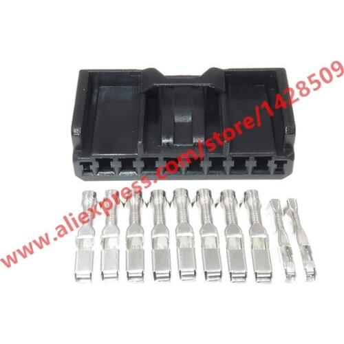 5 Sets 10 Pin Automotive Female Connector Car Auto Wire Plugs With Terminals