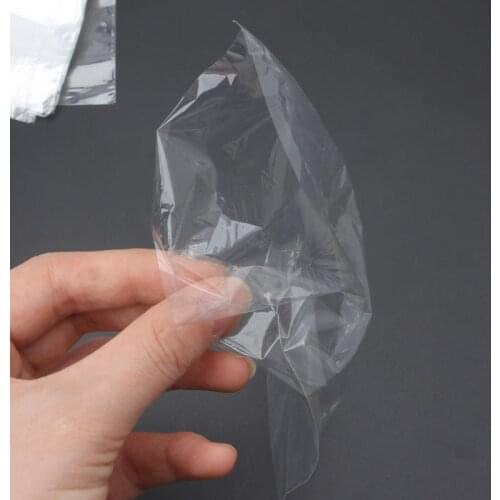 69HB 4X6 Inch 100 Pack Clear Heat Shrink Wrap Bags for Soaps Candle Jars Small Gifts