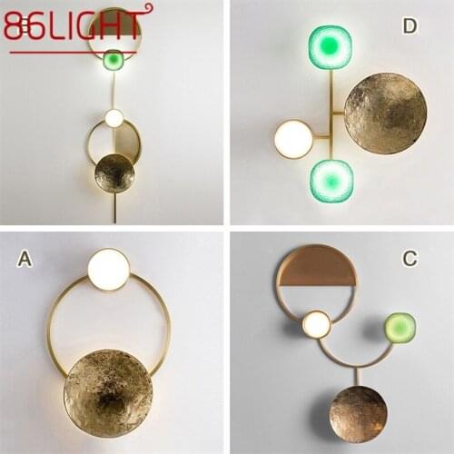 86LIGHT Modern Wall Sconce Gold LED Wall Lamps Fixture Luxury Creative Decorative For Home Bedroom Living Room Dining Room