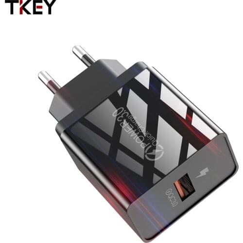 3A USB EU Plug Adapter Mobile Phone Charger QC 3.0 Fast Charging For iPhone 12 11 Pro Max XS Xiaomi 11 Redmi 9 Huawei P30