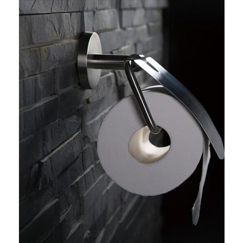 Free shipping New Bathroom Toilet Brushed Nickel stainless steel Paper holder Hotel Paper roll holder Tissue box