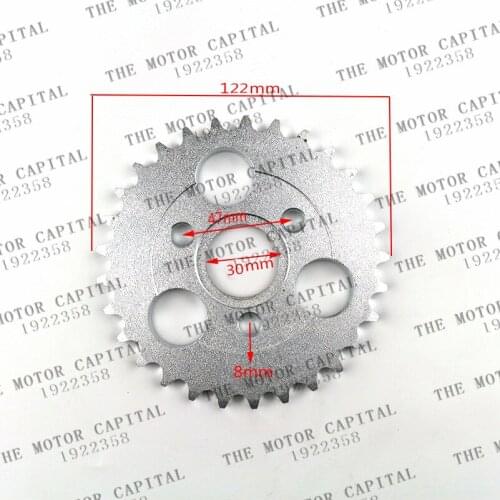 Free shipping 30mm 420 29 Tooth Rear Chain Sprocket For Honda Z50A Z50 Z50R Z50J Monkey Bike