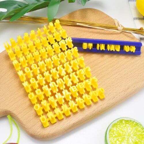 Alphanumeric Cookie Imprinting Machine Cake Baking Mold Embossing Knife Biscuit Printing Tool Round Knife Mold Fondant Mold