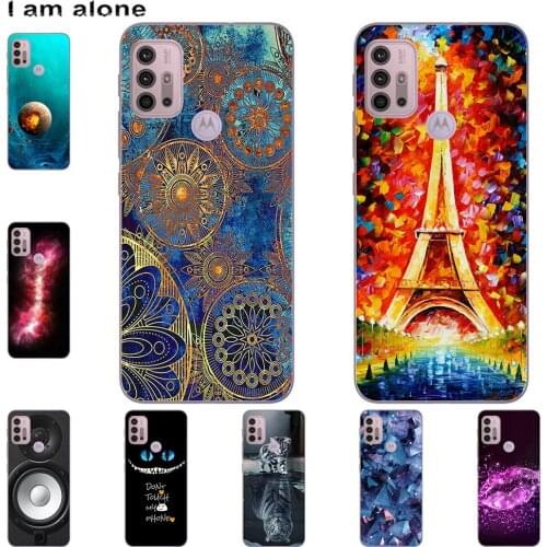 For Motorola Moto G30 G10 2021 Phone Case Soft TPU Mobile Cover Cute Fashion Cartoon Painted Shell Bag Accessories