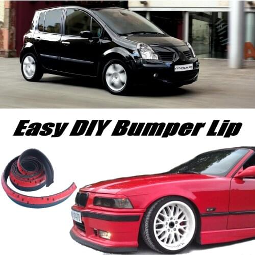 Bumper Lip Deflector Lips For Renault Modus 2004~2012 Front Spoiler Skirt For Car Tuning / Body Kit / Strip
