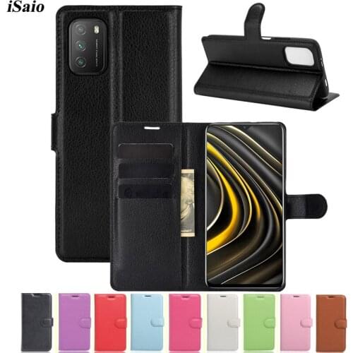 For Xiaomi Poco M3 Flip Case Wallet Leather Cover Celular Xiomi Xiami Poco M3 M 3 Mobile Phone Case Cover with Card Holders