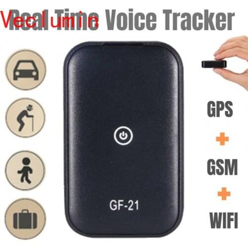 GF21 Mini GPS Real Time Car Tracker Anti-Lost Device Voice Control Recording Locator High-definition Microphone WIFI+LBS+GPS Pos