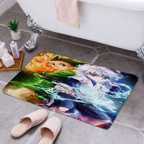 Hunter x hunter 3D Print Doormats Rectangle Non-Slip DoorMat Bedroom Kitchen Entrance Print Door rugs Dropshipping