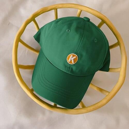 Summer Bright Color Letter Sun Hat Belt Buckle Adjustment Children Sunscreen Outdoor Letter Cap