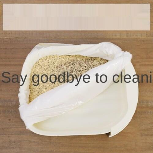 No shovel cat litter bag cat litter bag pet disposable cat litter basin poop bag anti scratch ca