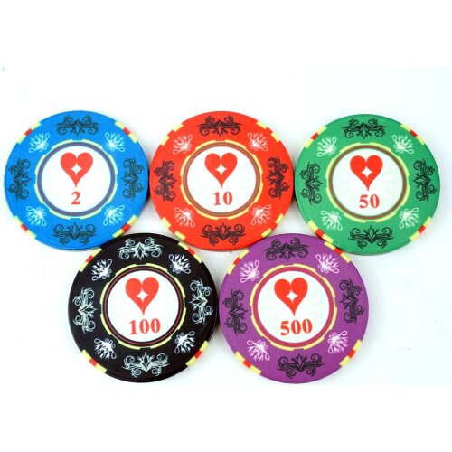 New Family Coin Ceramics Poker Chips Texas 39mm*3.3mm
