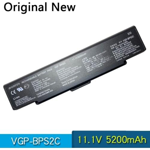 NEW Original VGP-BPS2C BPS2A BPS2B Laptop Battery For SONY VAIO PCG-6C1N 6P1L 6P1P 6P2P 792L VGN-C11C FE FJ FS SZ 11.1V 5200mAh