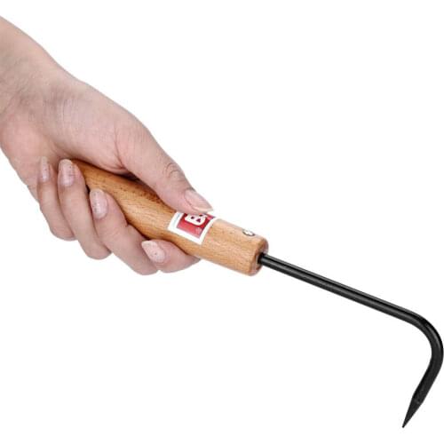 Bonsai Tools Hook Sturdy Manganese Steel Bonsai Root Hook with Comfortable Wooden Handle Gardening Bonsai Tools Durable