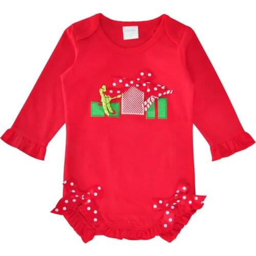 Christmas Clothes Girls Unisex Baby Long Sleeve Romper Bodysuit Baby Boy Christmas Outfit Casual Sleepwear Baby Winter Clothes