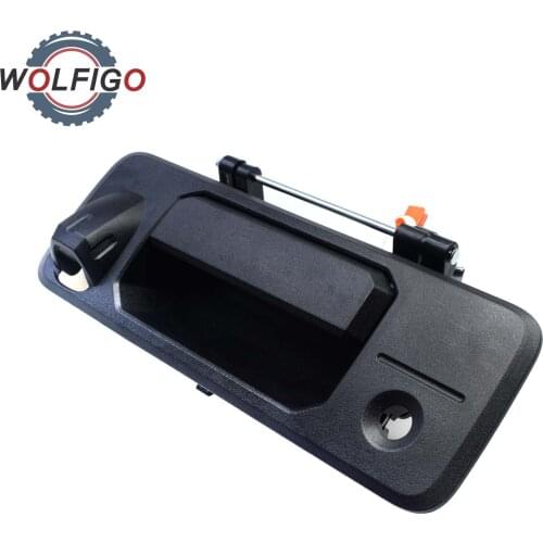 WOLFIGO Tailgate Handle with Camera Hole Black For Toyota Tundra Tacoma 2014-2020 690900C091 690900C090 TO1915118