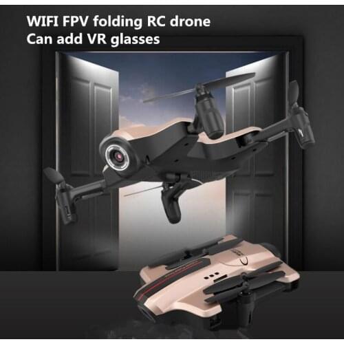 Folding rc drone attitude hold VR glass remote control quadcopter with HD camera rc drone with WIFI FPV gyro rc flying drones