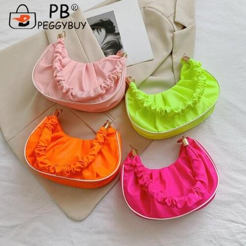 Candy Color Design Shoulder Bags Vintage Style Female Purse Waterproof Underarm Bags Friends Presents Gift Supplies