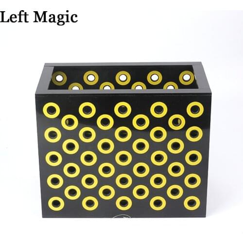 Super Black Box Mysterious Box Stage Magic Tricks Box Props Illusion Professional Magician Magic Gimmick Mentalism Street