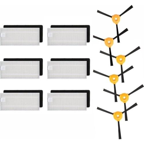 Replacement Filters+Side Brush kit For Ecovacs Deebot N79 N79S Robotic Vacuum Cleaner Side Brushes filter Spare Parts Accessory