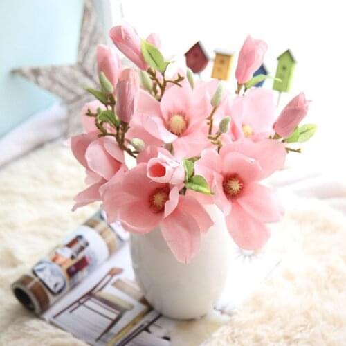 1Pc Wedding Hotel Artificial Silk Cloth Flower Party Home Decoration High Quality Fake Flower Xmas Supplies Vivid Color