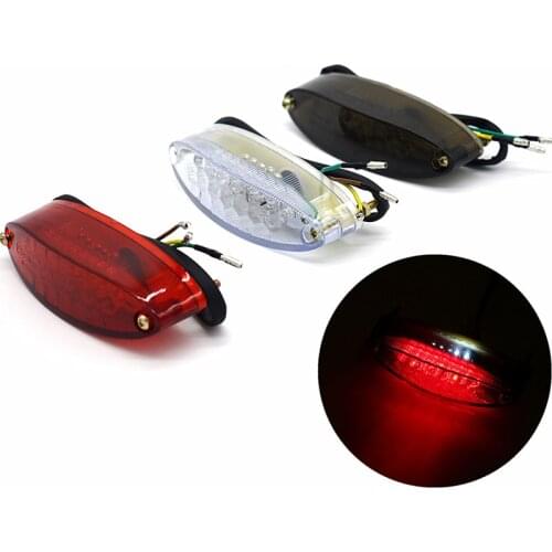 1PC 28 LED Universal Taillight Motorcycle Bike Rear Tail Stop Red Light Lamp braking