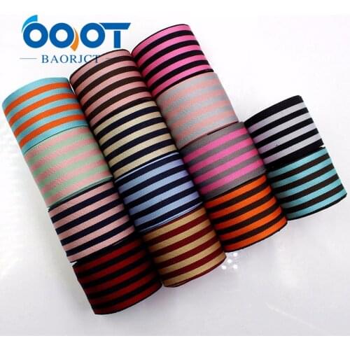 1712303,38MM 10yards high quality stripe double face ribbon,DIY handmadeHair accessories Material wedding gift wrap decoration
