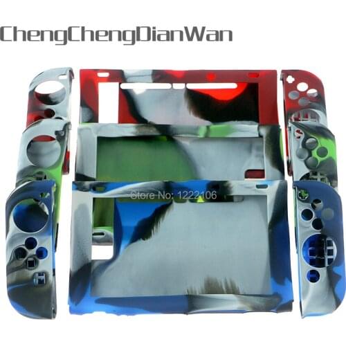 20sets Camouflage Color Cover Skin Case Silicone Non-slip Cover for Switch Protective LR Case Cover
