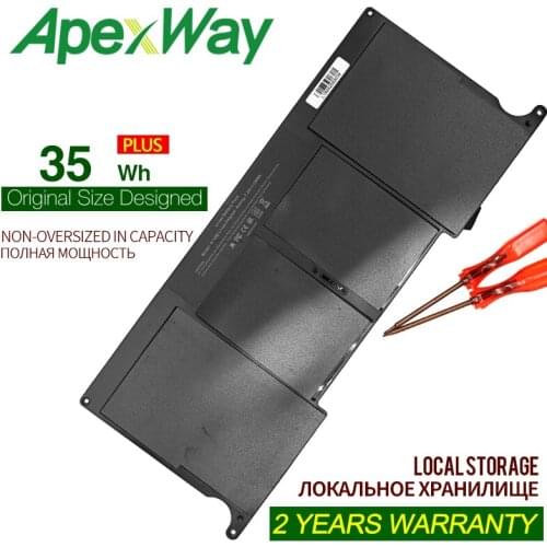 ApexWay 35Wh 7.3V For Apple Laptop Battery MacBook Air A1406 A1370 2011 2012-2014 Production A1465