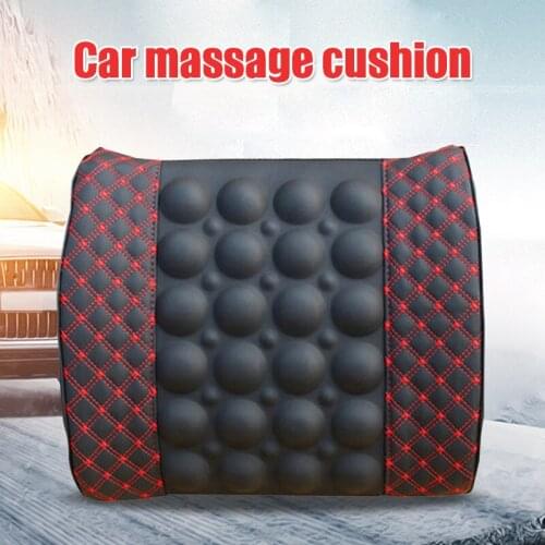 Car Back and Neck Massager Support Cushion Electric Car Massage Pillow Head Neck Auto Seat Back Cushion Car Styling