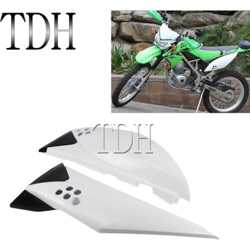 For Kawasaki KLX150 Dirt Bike Off Road Motocross Side Panel Plastic Fairing Side Cover Rear Frame Guard